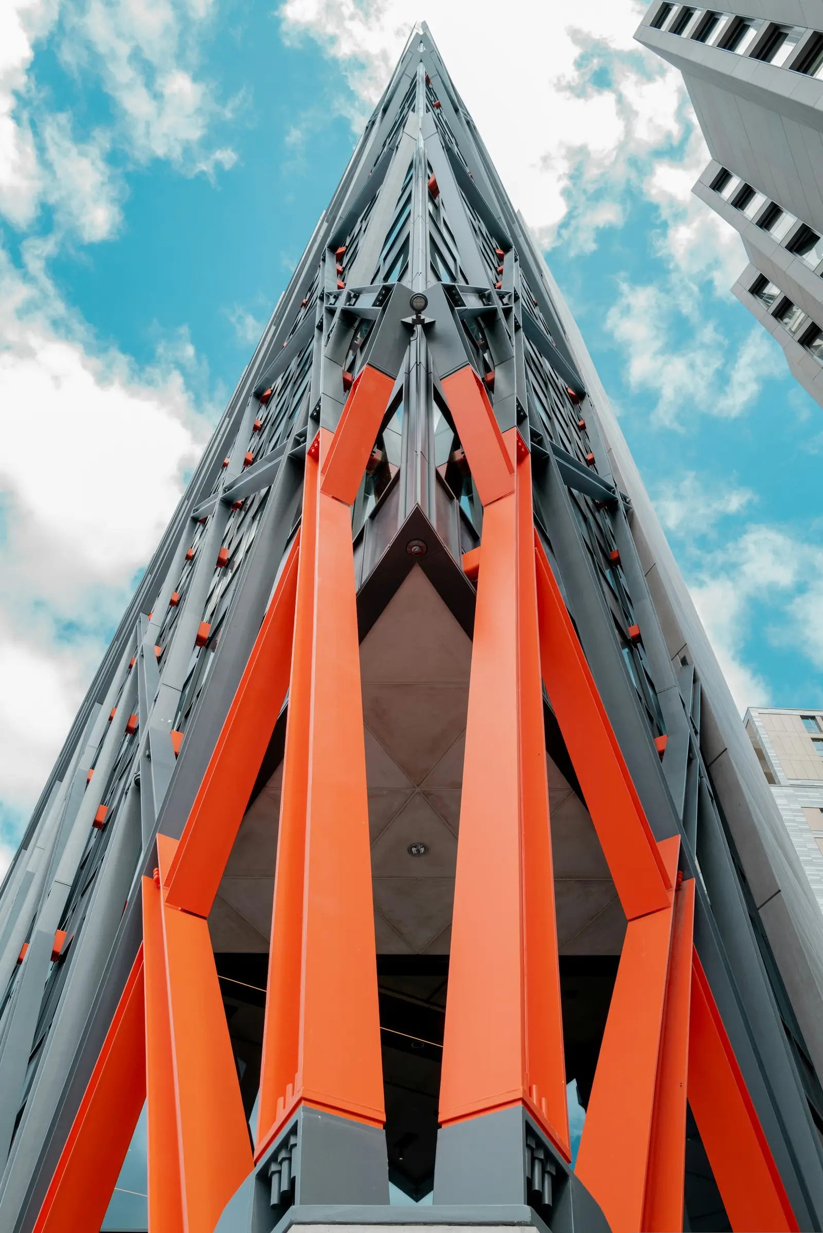 Architectural steel beams and structural connections